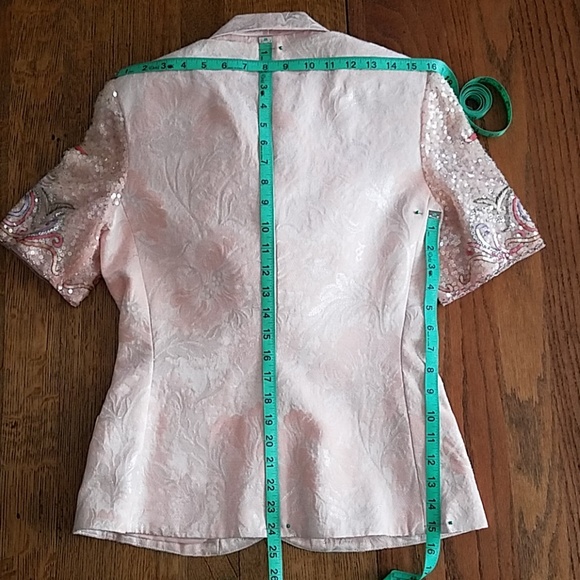 Rickie Freeman brocade suit Evening/MOB, pink - Picture 6 of 8